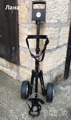 Английски комплект голф стикове в голф калфа и сгъваема количка , снимка 13 - Голф - 50913320