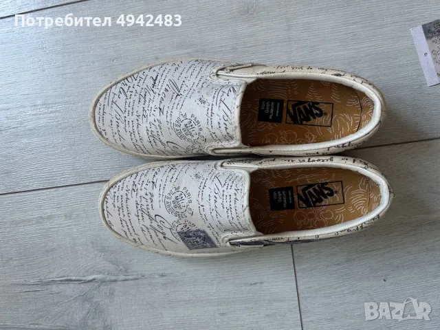 Кецове Vans x Vincent Van Gogh slip-on Limited edition 38.5, снимка 5 - Кецове - 55980731