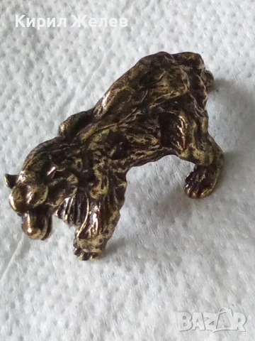 Бронзова фигурка статуетка на тигър 14518