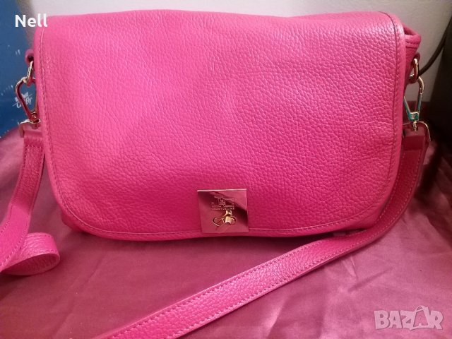 Дамска шикозна розова чанта 
