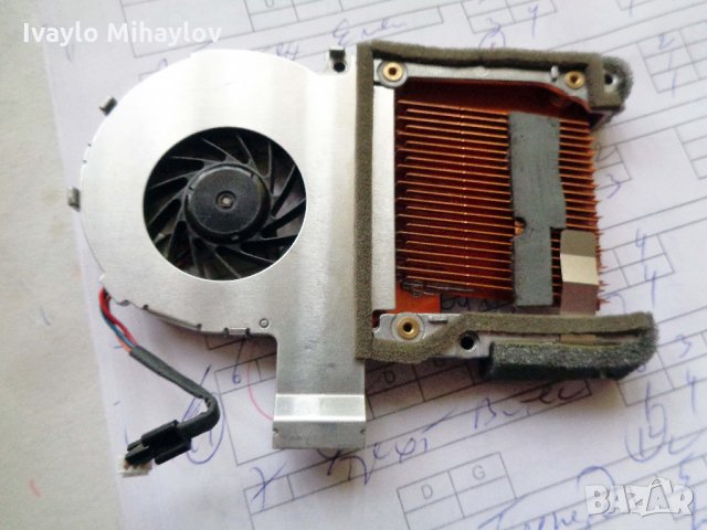Радиатор от лаптоп IBM ThinkPad T30 2366 на части