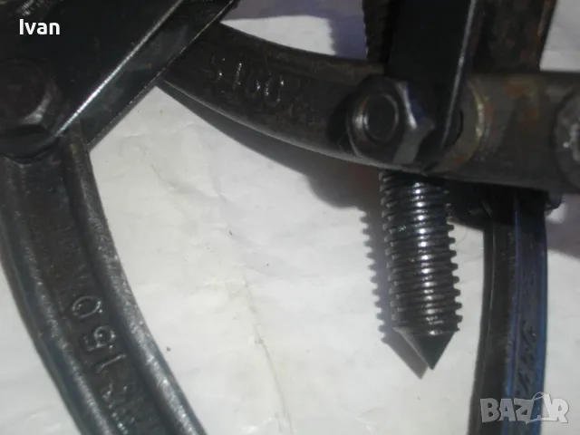 Немска Голяма СТАРО КАЧЕСТВО РЪЧНА СКОБА ТРИРАМЕННА ЗА ВАДЕНЕ НА ЛАГЕРИ 6 инча-15,24см, снимка 18 - Други инструменти - 47506972
