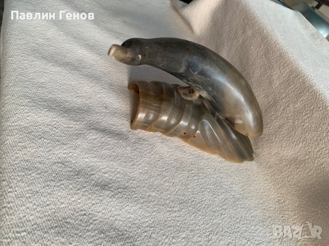 Стар сувенир от рог / кост, снимка 11 - Антикварни и старинни предмети - 38532735