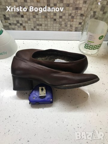 Дамски кожени обувки,,Baldinini” номер 37,5, снимка 3 - Дамски обувки на ток - 30182721