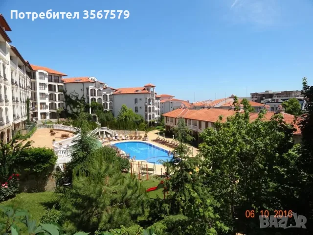 Двустаен апартамент с панорамна морска гледка в Triumph Holiday Village, Свети Влас , снимка 13 - Апартаменти - 55833272
