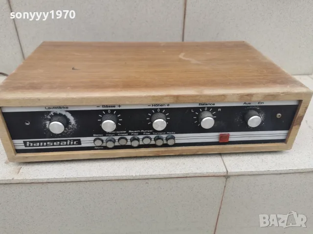 HANSEATIC STEREO AMPLIFIER-ВНОС GERMANY 1310261850L4, снимка 2 - Ресийвъри, усилватели, смесителни пултове - 56483509