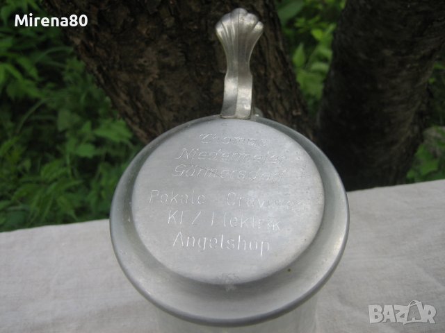 Старинни немски халби за бира, снимка 3 - Антикварни и старинни предмети - 37676021