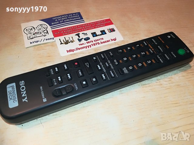 sony rm-d29m minidisc deck remote, снимка 10 - Други - 29366553