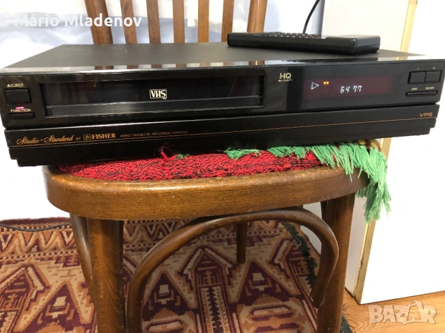 Видео рекордер Fisher vhs, снимка 4 - Плейъри, домашно кино, прожектори - 54335413