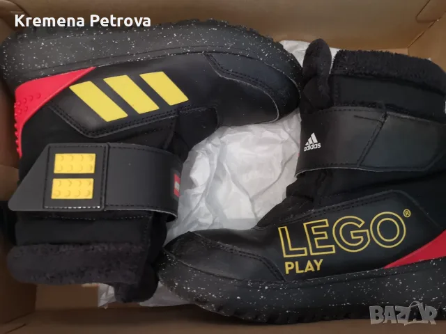 Детски зимни ботуши / апрески Adidas x LEGO Winterplay (Номер 32), снимка 10 - Детски боти и ботуши - 56231514