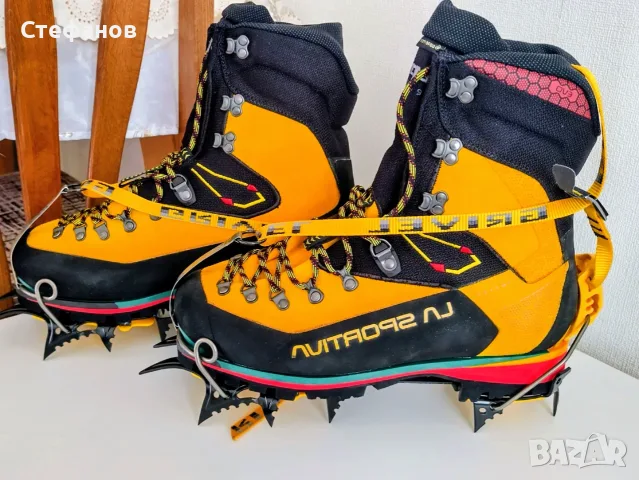 La Sportiva Nepal Evo GTX+котки Grivel Air Tech Cramp-O-Matic Evo