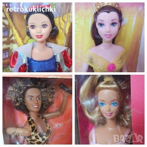 Ретро кукли в кутии - Барби, Дисни, Spice Girls 