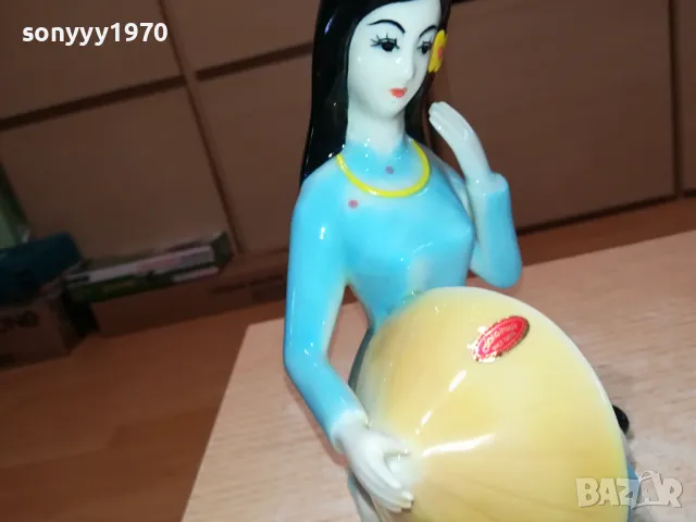 ВИЕТНАМСКА ПОРЦЕЛАНОВА ФИГУРА ОТ ГЕРМАНИЯ 1104250430, снимка 2 - Антикварни и старинни предмети - 49853386