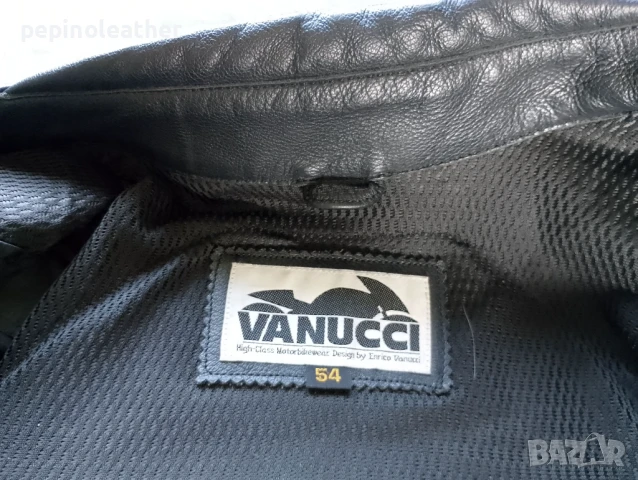 VANUCCI на LOUIS - Немско кожено мото яке с протектори, телешки бокс, снимка 6 - Якета - 50741645
