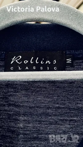 Тениска с яка ROLLINS CLASSIC двойно мерсеризиран памук, снимка 6 - Тениски - 49916742