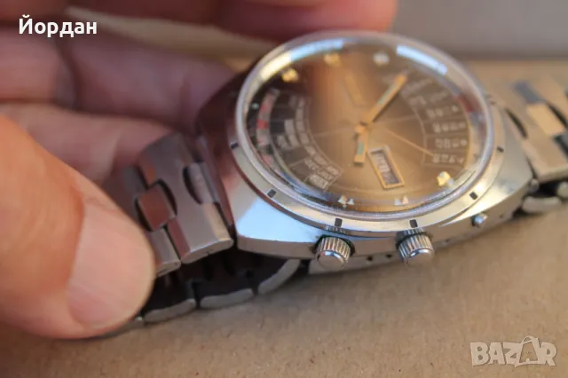 Японски автоматичен мъжки ръчен часовник ''Orient'' календар, снимка 12 - Мъжки - 47666351