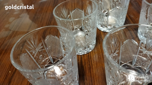 кристални чаши , снимка 6 - Антикварни и старинни предмети - 25922295