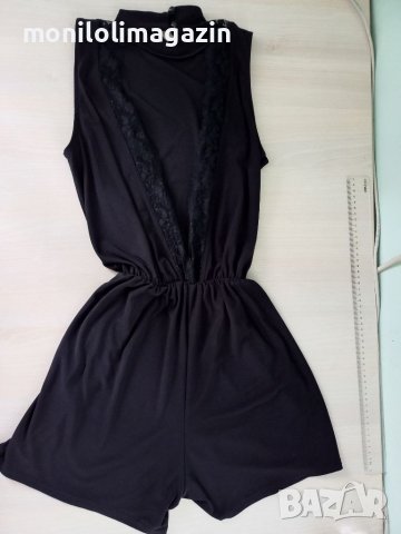 Елегантен гащеризон с дантела и гол гръб, гр. Обиколка от-44 до 46 см. , снимка 2 - Гащеризони - 37842677