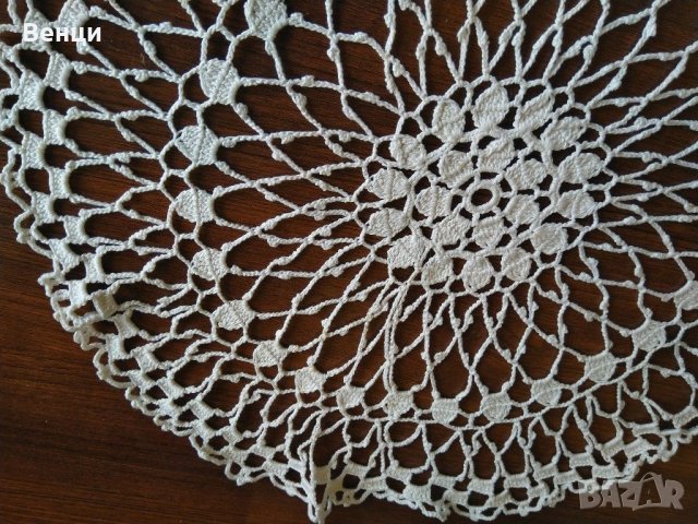 Плетива, салфетки, каре, декорация на една кука, снимка 4 - Декорация за дома - 31096048