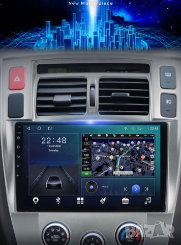 Мултимедия, Двоен дин, за Hyundai Tucson, Навигация, автомобил, плеър, Android, Хюндай Туксон, снимка 3 - Аксесоари и консумативи - 37969974
