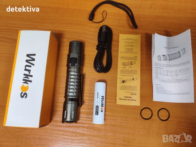 Тактически фенер Wurkkos fc12, SFT40, 6500K, 2000lm., снимка 7 - Къмпинг осветление - 53272331