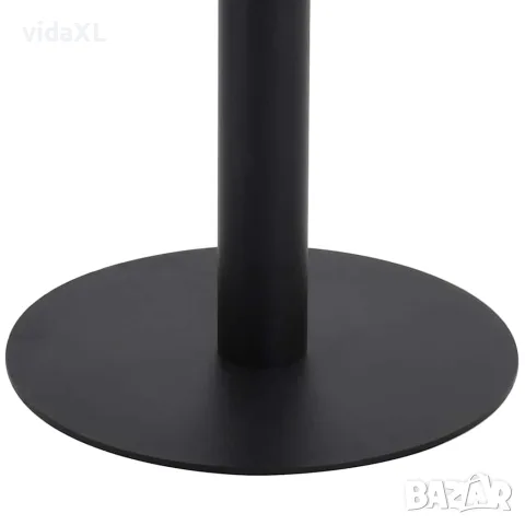 vidaXL Бистро маса, светлокафява, 60x60 см, МДФ, снимка 4 - Маси - 56146515