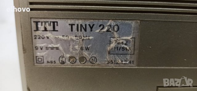 Радио ITT TINY 220, снимка 7 - Радиокасетофони, транзистори - 30830589