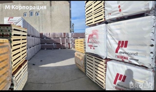 Сандвич панел за стена и покрив Дебелини от 30мм до 100мм цени от 29,99лв 