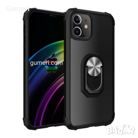  Apple iPhone 12 mini Хибриден гръб с метален пръстен , снимка 5 - Калъфи, кейсове - 30689665