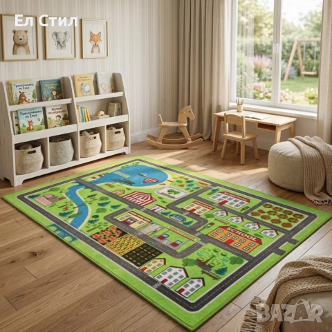 Детски килим за игра 120х160см - Различни дизайни, Противоплъзгащ и миещ се, снимка 3 - Килими - 53928384
