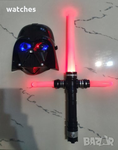 Маска светеща и светещ меч - Промо цена, снимка 5 - Образователни игри - 30888507