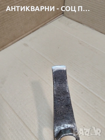 Соц Стар Ръчно Кован Каменоделски Инструмент 0.450кг. НОМЕР 812., снимка 10 - Антикварни и старинни предмети - 53940348
