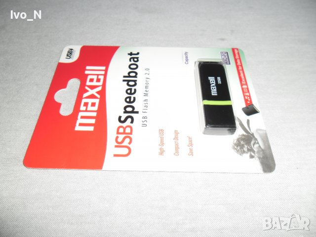 USB 2.0 Flash Drive/ Флашка Maxell 32 GB., снимка 2 - USB Flash памети - 38683973