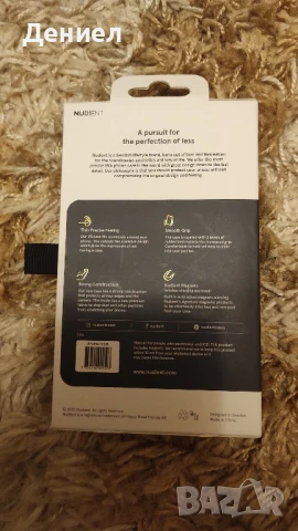 Nudient Thin Case V3 iPhone 12 / 12 Pro Cover - Кейс, снимка 2 - Калъфи, кейсове - 51290601