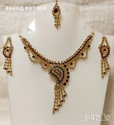 11 Комплект - обеци, колие - S11-24, снимка 7 - Бижутерийни комплекти - 39024517