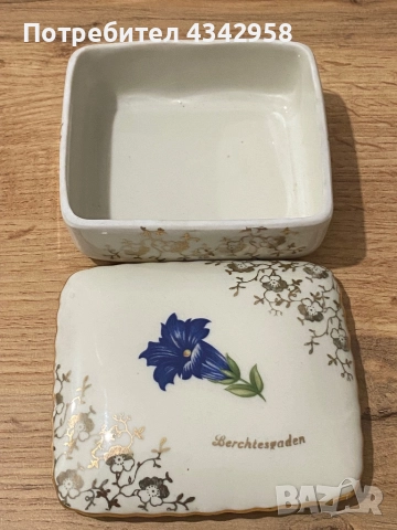 HNR ARZBERG.1925-1939г. Порцеланова кутия за бижута., снимка 7 - Антикварни и старинни предмети - 52216561