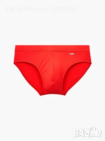 червен мъжки бански, снимка 1