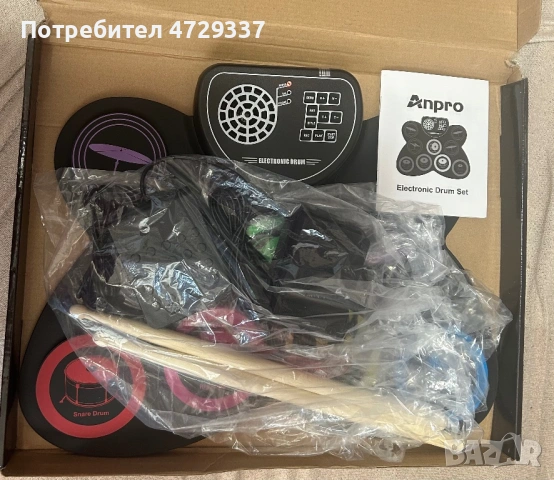 Електронни барабани Anpro , снимка 2 - Други музикални жанрове - 54192416