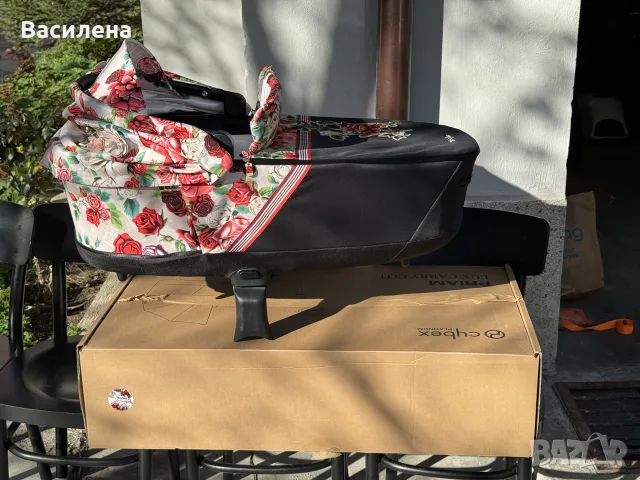 Cybex e-Priam 4 rose gold , снимка 4 - За бебешки колички - 56251850