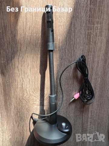 Нов Настолен микрофон OVANN OV-M369 – всепосочен, 3.5 мм жак, за PC и лаптоп, гъвкаво рамо, снимка 3 - Други - 53339092