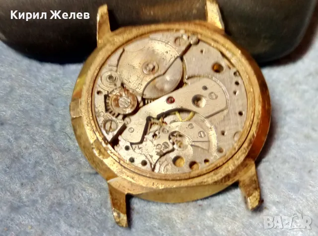 RAKETA MADE in USSR Стар РУСКИ ЧАСОВНИК с ПОЗЛАТА Au РАКЕТА ТЪНЪК МЕХАНИЗЪМ За РЕМОНТ / ЧАСТИ 346341, снимка 7 - Антикварни и старинни предмети - 48288734