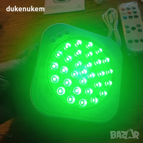 LED осветление за басейн, акумулаторно, RGBW, с дистанционно, снимка 10 - Лед осветление - 52812231
