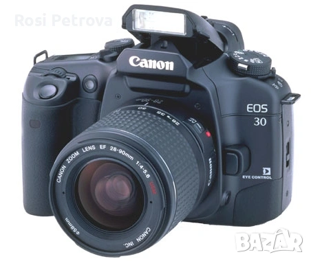 Лентов фотоапарат CANON EOS30, снимка 3 - Фотоапарати - 54333179