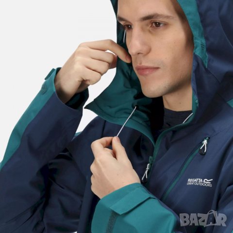 Мъжко яке с мембрана Regatta Highton Stretch синьо, снимка 4 - Якета - 38620552