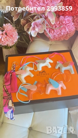 Аксесоар ЕРМЕС*Hermes bag charm horse accessories*, снимка 2 - Други - 40758254