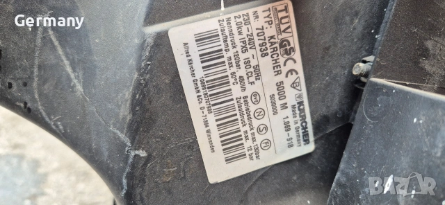 водоструйка керхер karcher за ремонт, снимка 10 - Парочистачки и Водоструйки - 54208955