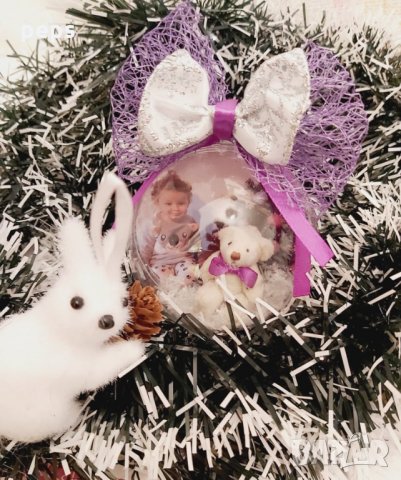 Коледни топки със снимка