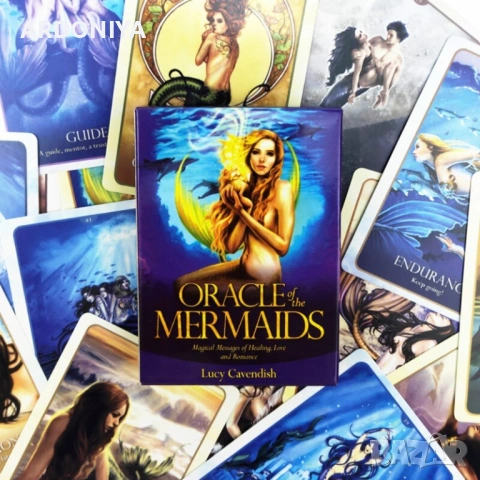 Oracle of the Mermaids - карти оракул, снимка 12 - Езотерика - 54161370