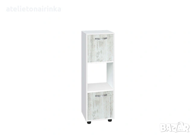 Етажерка Кубо 3 с две вратички постформинг, снимка 6 - Етажерки - 53875542