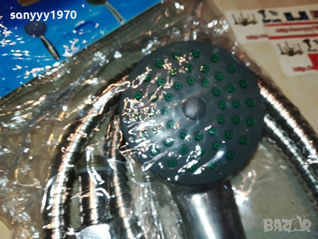 комплект за душ слушалка с маркуч и държач за стена 0501231831, снимка 3 - Душове - 39202714